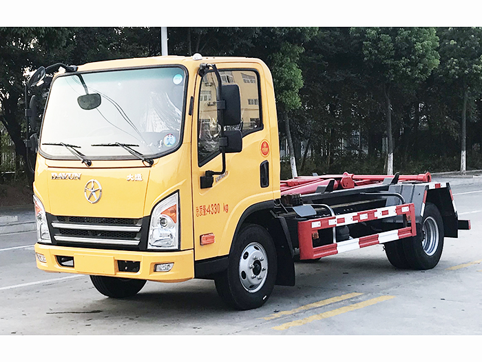 大運藍牌車廂可卸式垃圾車