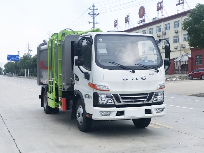 福田奧鈴側掛桶式垃圾車