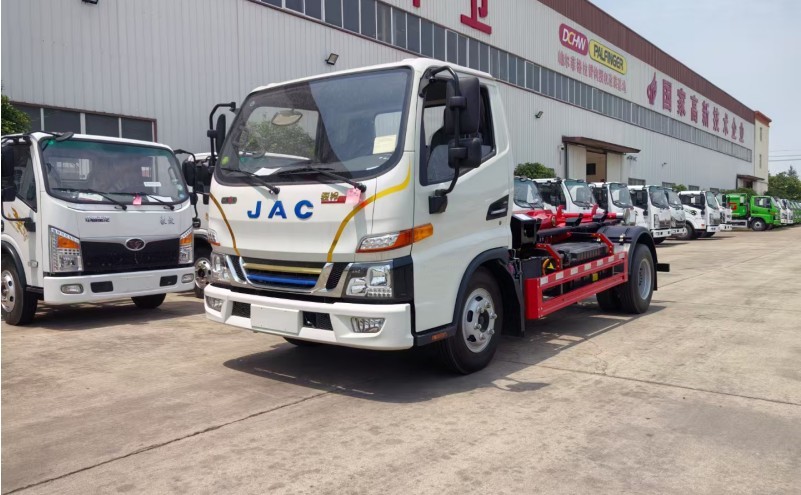 江淮型純電動(dòng)車(chē)廂可卸式垃圾車(chē)